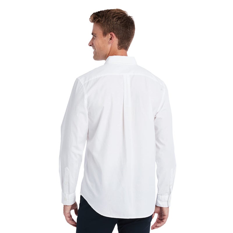 vineyard vines mens Classic Fit Solid in Stretch Cotton Button Down Shirt, White Cap, X-Large US - Image 2